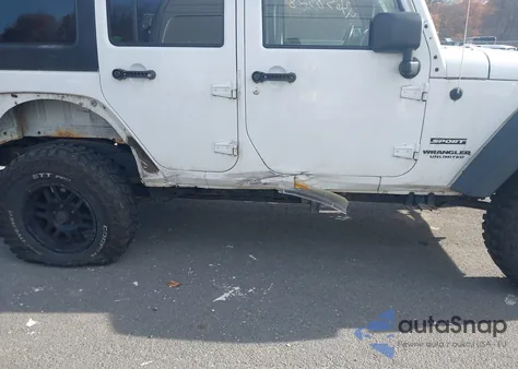 2014 Jeep Wrangler Unlimited Sport from USA, damaged, VIN 1C4BJWDG0EL103117